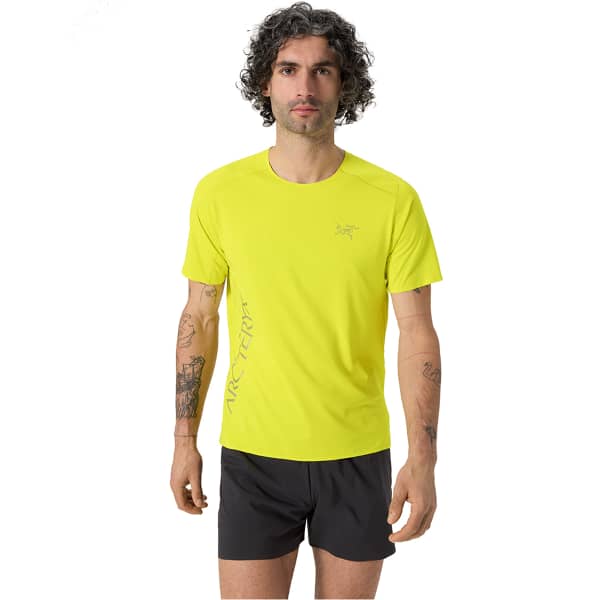 T-shirt trail ARC'TERYX NORVAN DOWNWORD LOGO SS M EUPHORIA