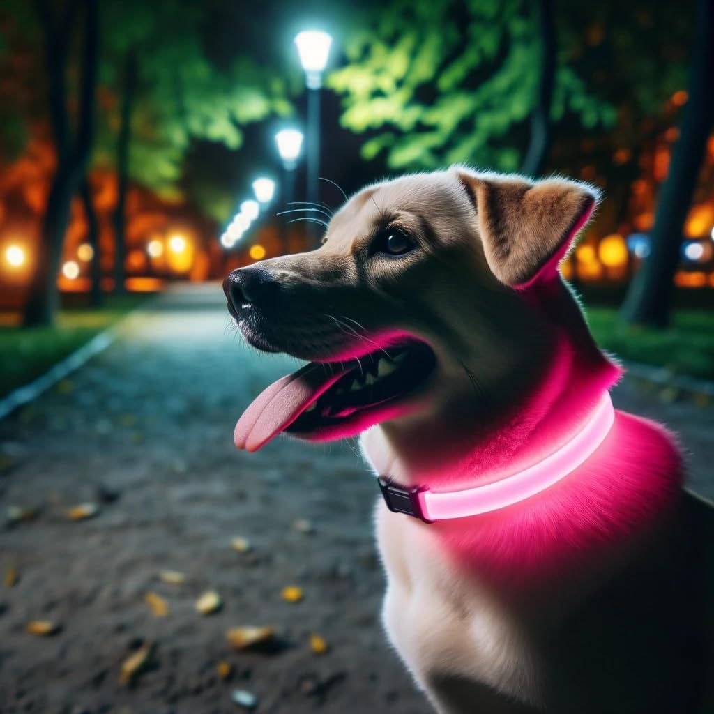 PETSATION Leuchthalsband Hundehalsband