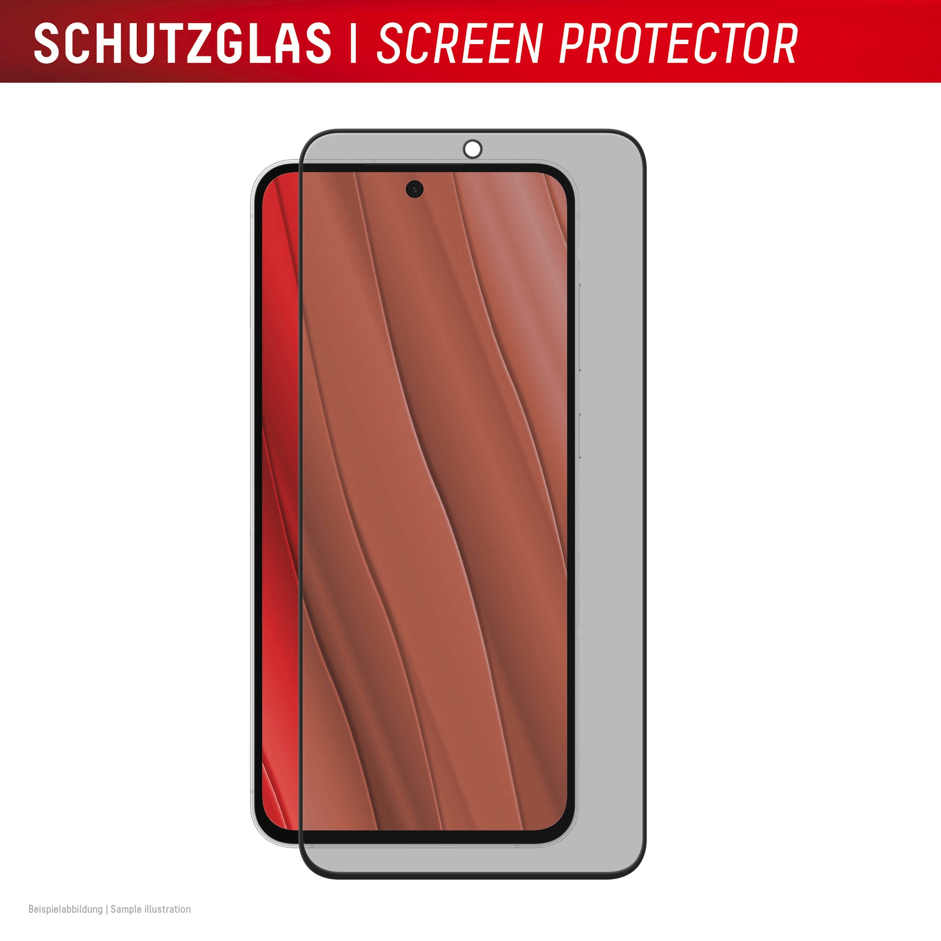 Displex Displayschutzglas »Privacy Glass Screen Protector« für Samsung Galaxy S24 FE;Samsung Galaxy S25 FE Blickschutzfolie, Schutzfolie, Bildschirmschutz, kratz- & stossfest