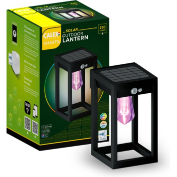 Calex smart outdoor solar buitenlamp met RGB en Warm Wit
