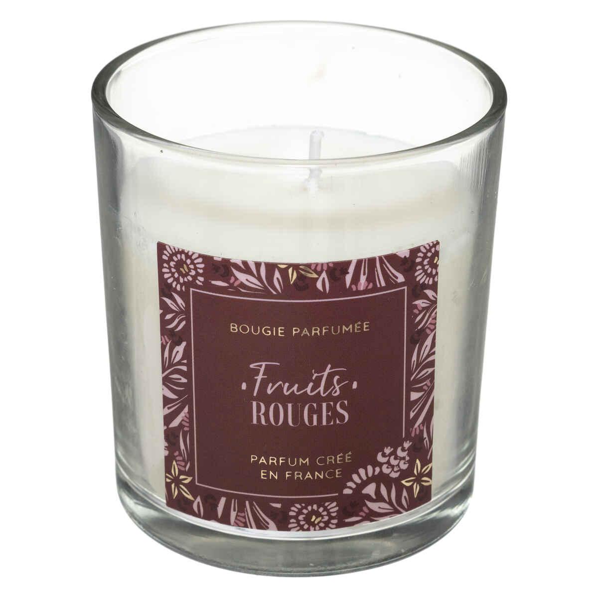 BOUGIE PARFUMEE CLOCHE FRUITS ROUGES LOLI 130G