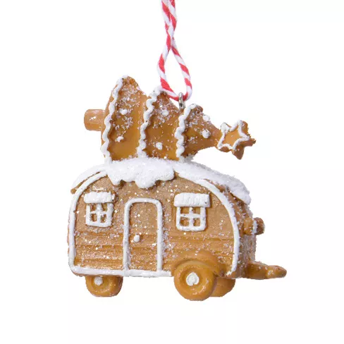Caravane de Noël à suspendre (H7 cm) Pain d'épices gourmand