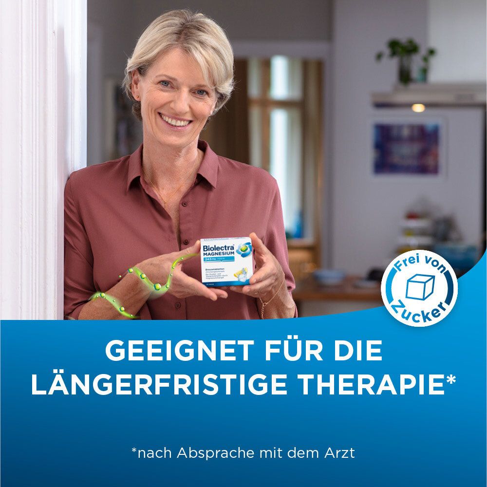 Biolectra® Magnesium 243 mg forte Brausetabletten Zitrone