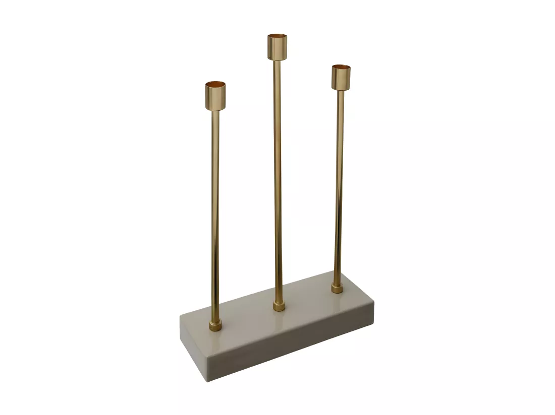 Bougeoir Design en Métal 