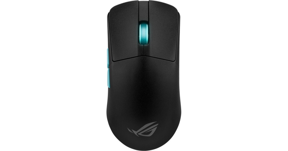 ASUSROG Harpe Ace Aim Lab Edition gaming muis  (Zwart, 100 - 36.000 dpi, USB 2.0, 2,4 GHz, Bluetooth, RGB leds)