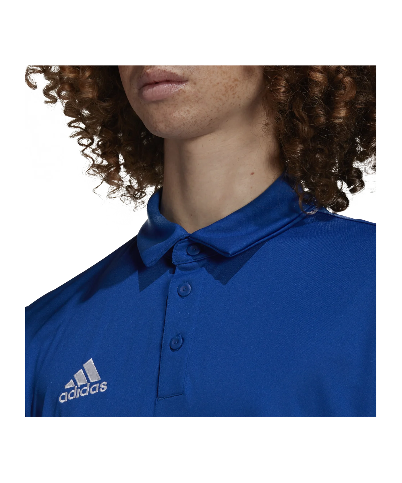 adidas Entrada 22 Poloshirt Blau Weiss