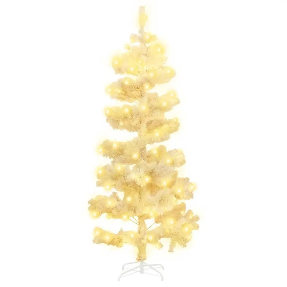 vidaXL - Spiraalkerstboom - Wit - 150 x 80 cm