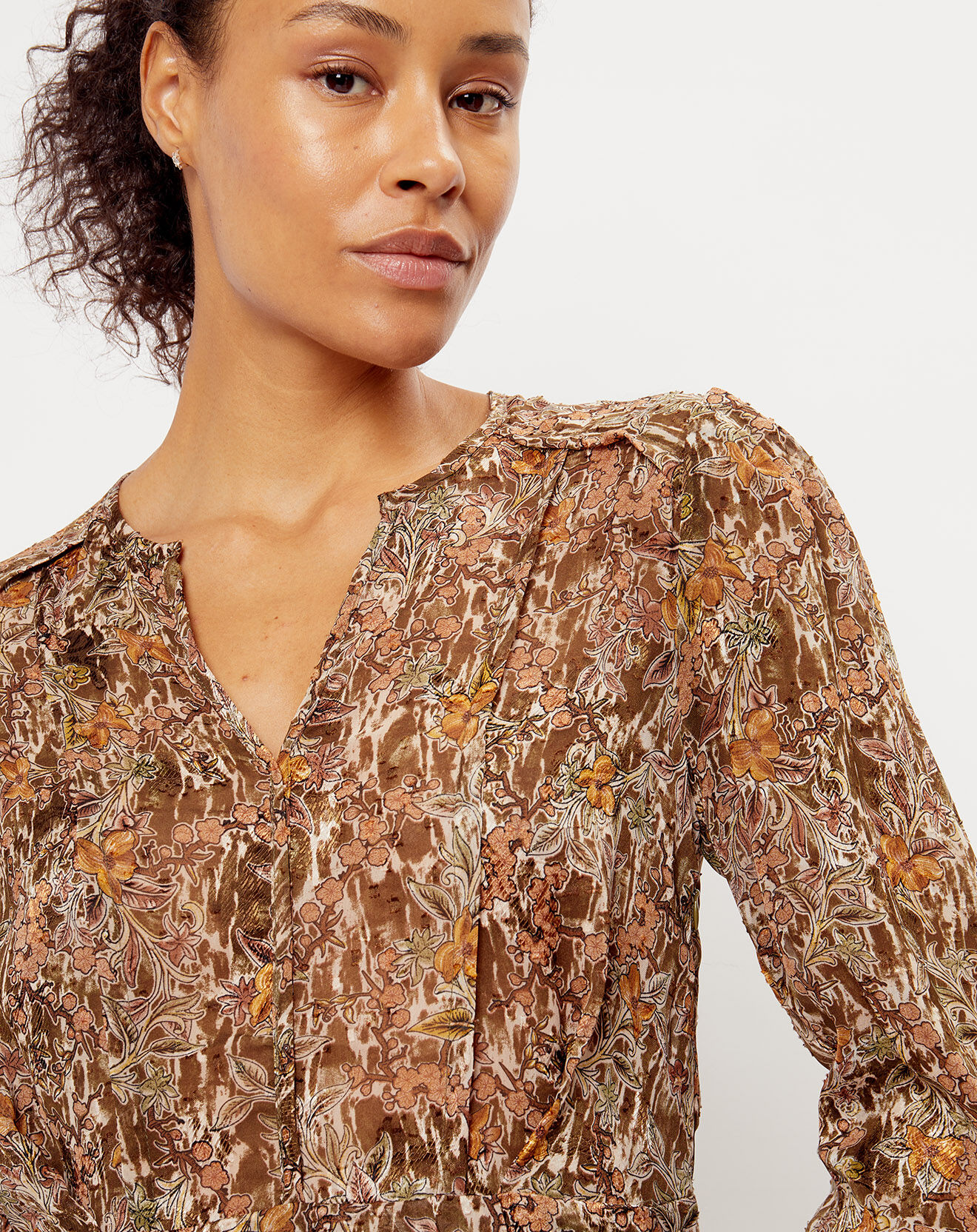 See u Soon Robe imprimée Alexa khaki