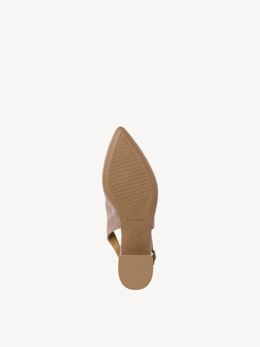 Leren Slingpumps - beige