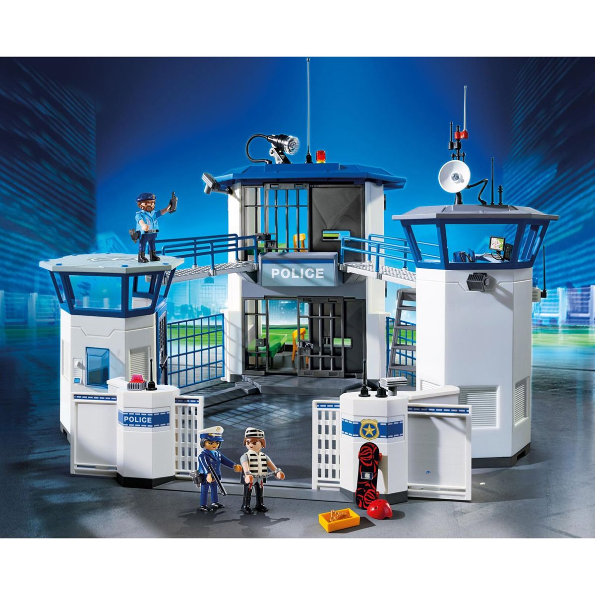 Commissariat de police avec prison Playmobil City Action 6919