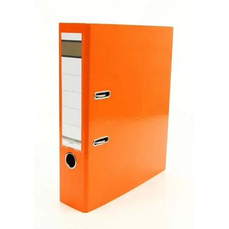 Livepac Office Caribic Glanz-Ordner, DIN A4, 75 mm breit, orange