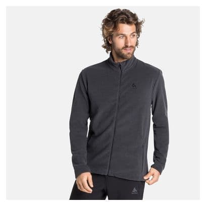 Polaire Manches Longues Odlo Full Zip Roy Gris Foncé