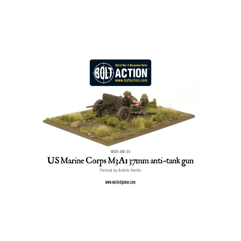Bolt Action - US -USMC M3A1 37mm anti-tank gun