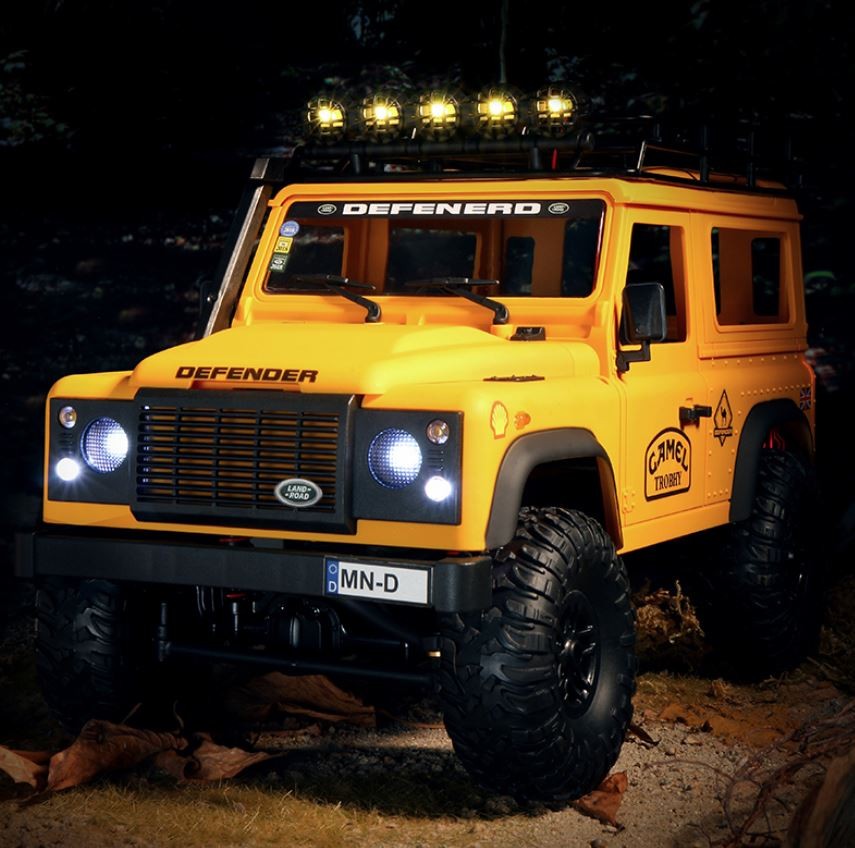 JJRC - Land Rover Camel Fjernstyret Bil - Gul