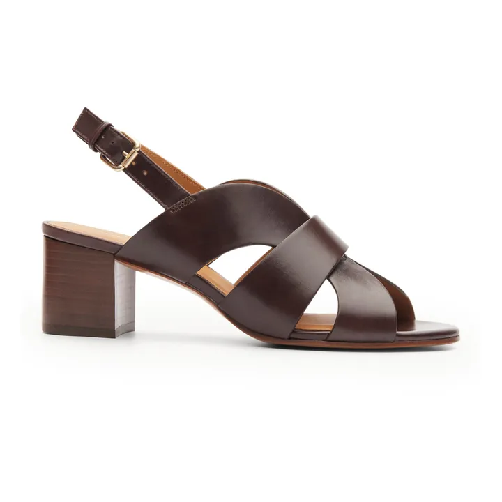 Rivecour Sandales Cuir n°551 | Ebène