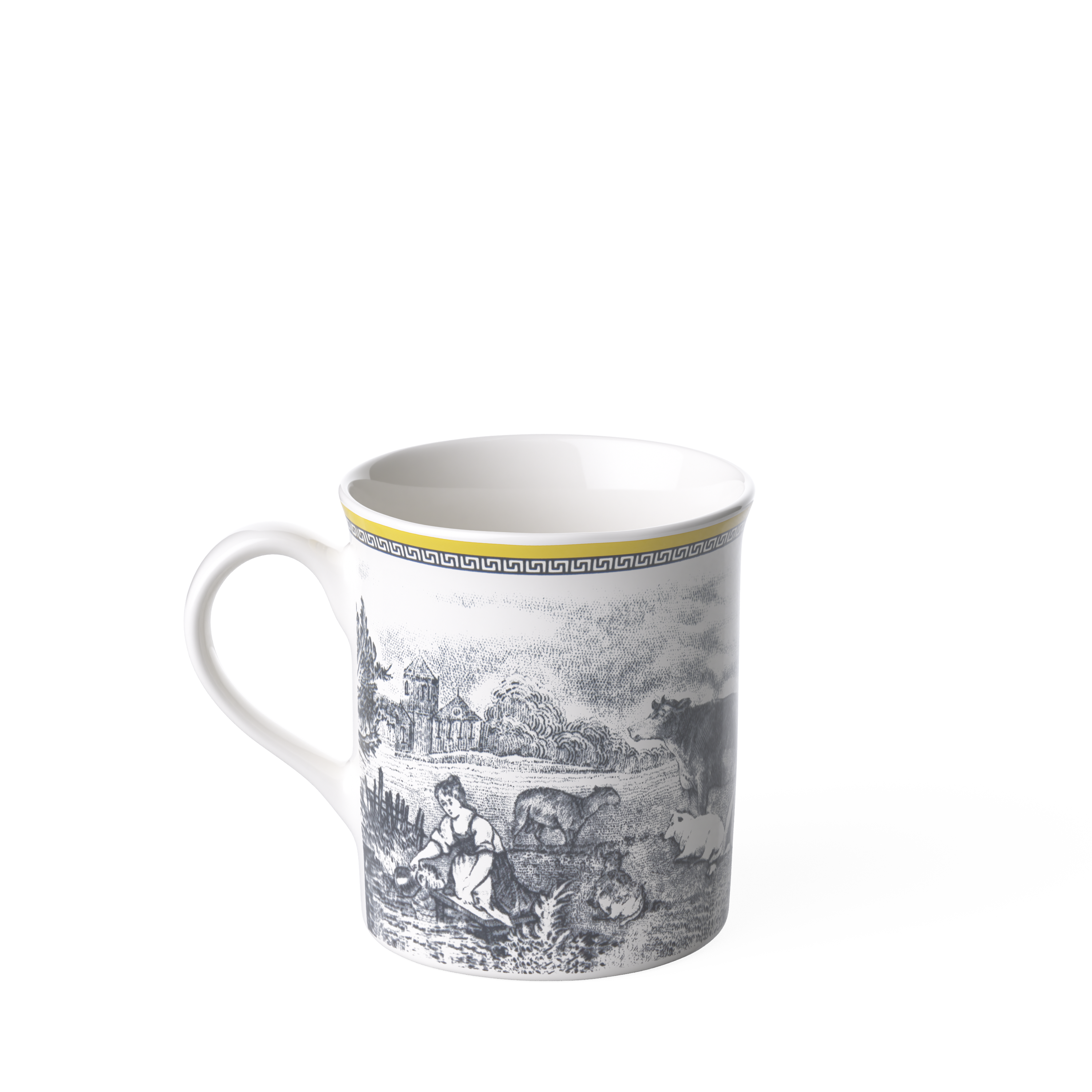 Audun Mug Multi-colored, 8.5 oz, Premium Porcelain