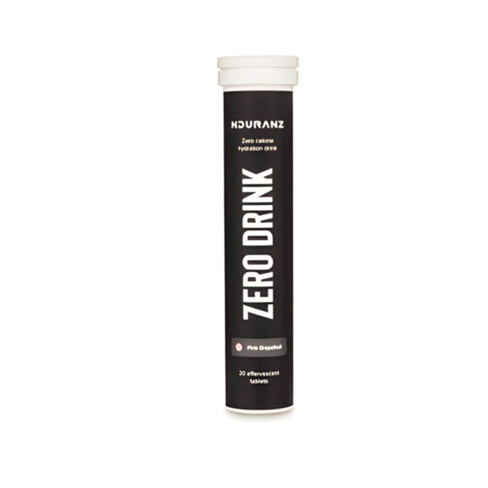 Nduranz Unisex Elektrolytter Drink Tabs 20 pcs Hvid