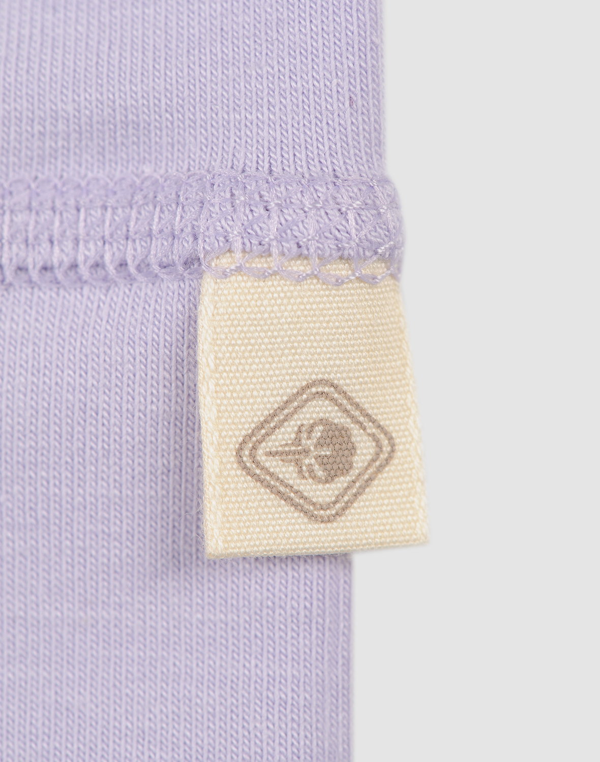 Legging van katoen voor baby's in Beige melange