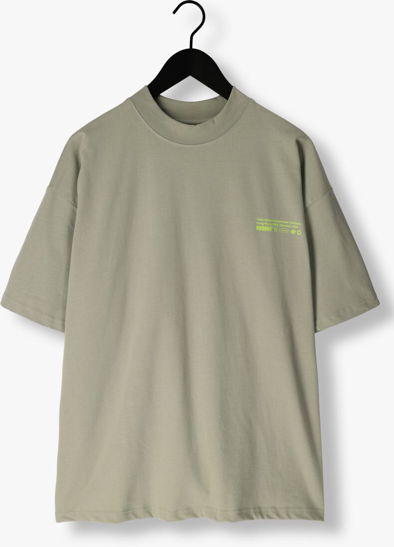 WOODBIRD groene woodbird t-shirt wbbose tech tee