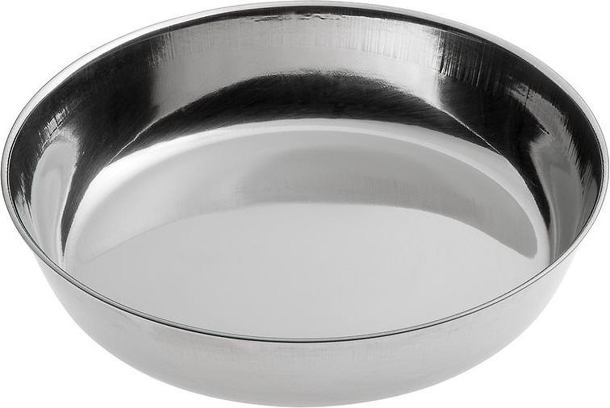 Alimentador Ferplast Orion em aço inoxidável, 250 ml, 13,1 x 2,5 cm
