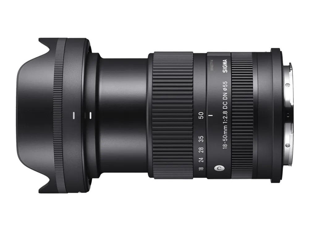 Sigma Contemporary - Zoomobjektiv - 18 mm - 50 mm - f/2.8 DC DN - Sony E-mount - for Sony Cinema Line; a VLOGCAM; a1; a1 II; a6700; a7 IV; a7C; a7C II; a7CR; a7R V; a9 III