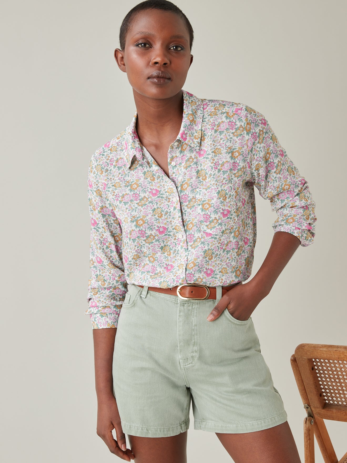 Chemise femme tissu Liberty - Limited Collection