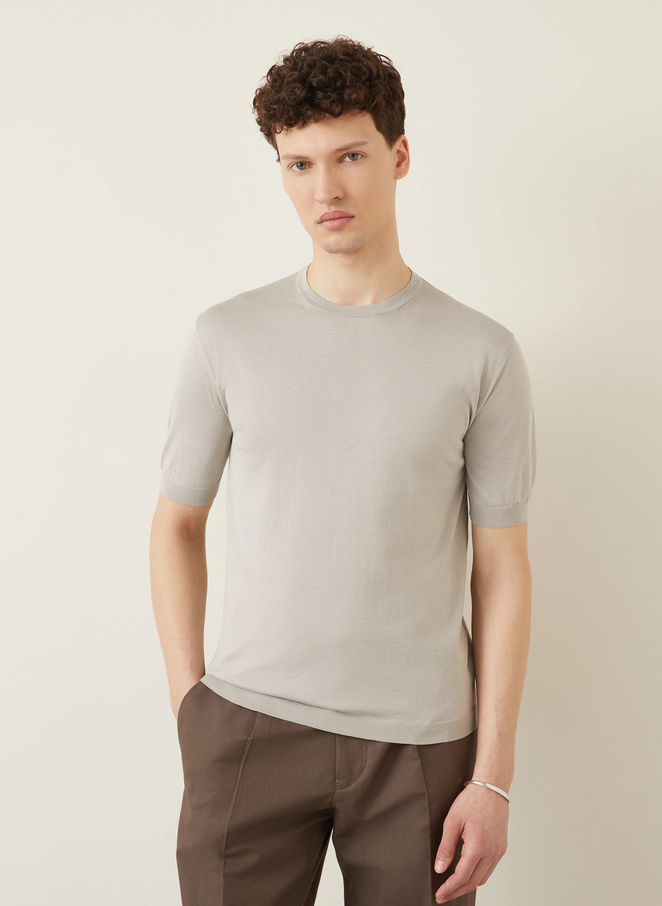 AGNONA T-Shirt mit Seide