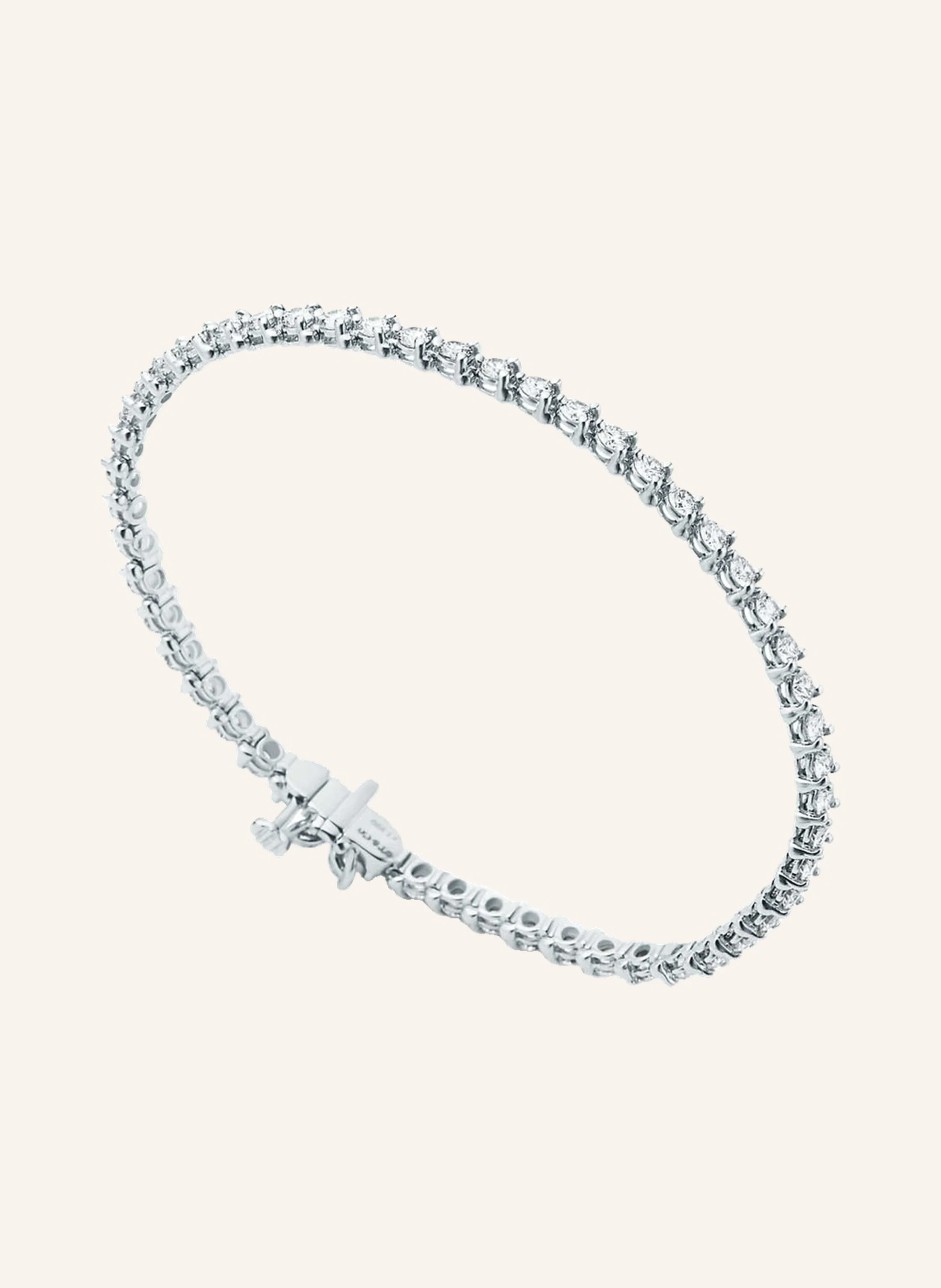 TIFFANY & Co. Tiffany Victoria® EINREIHIGES ARMBAND aus Platin mit Diamanten