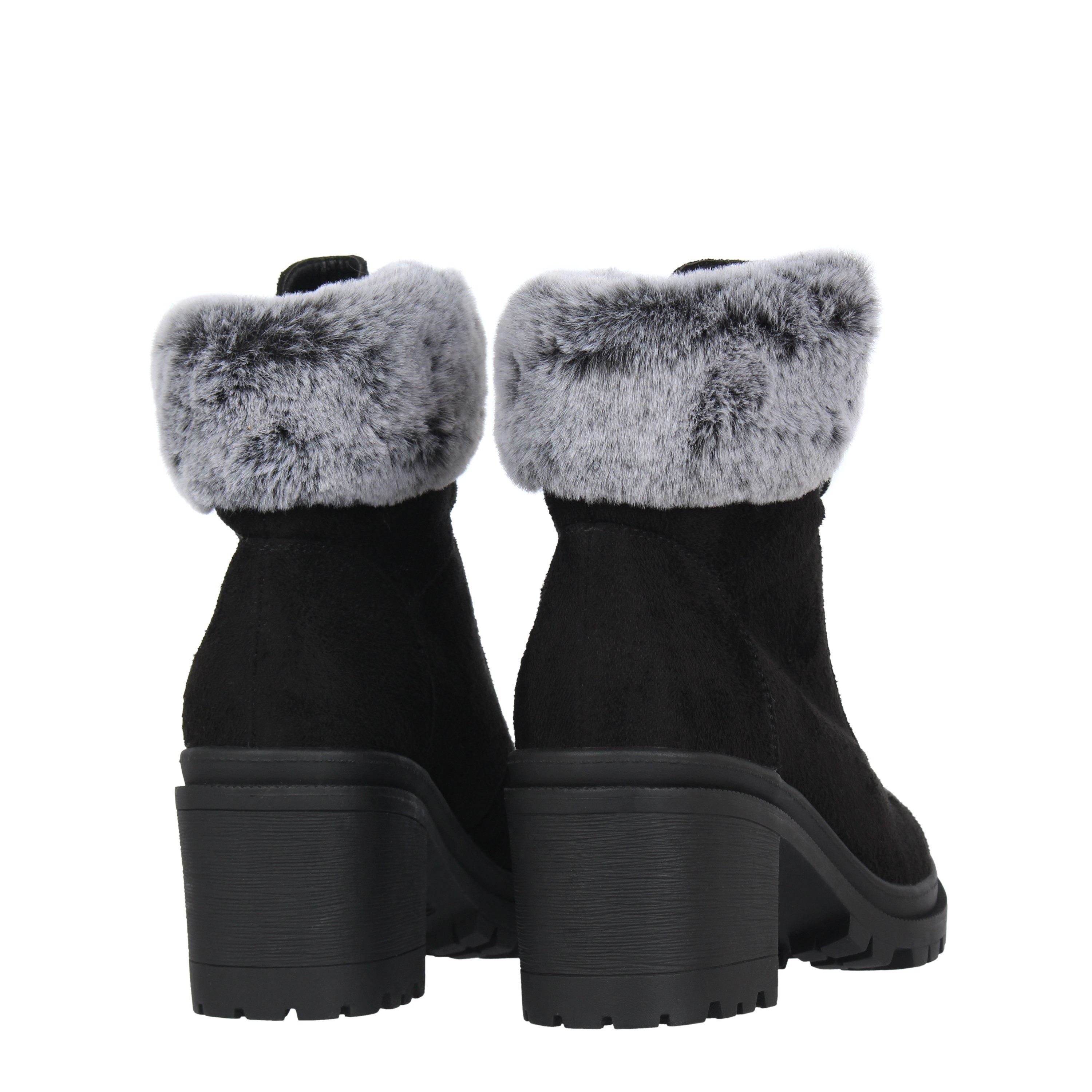 Be You Faux Fur Collar Boot