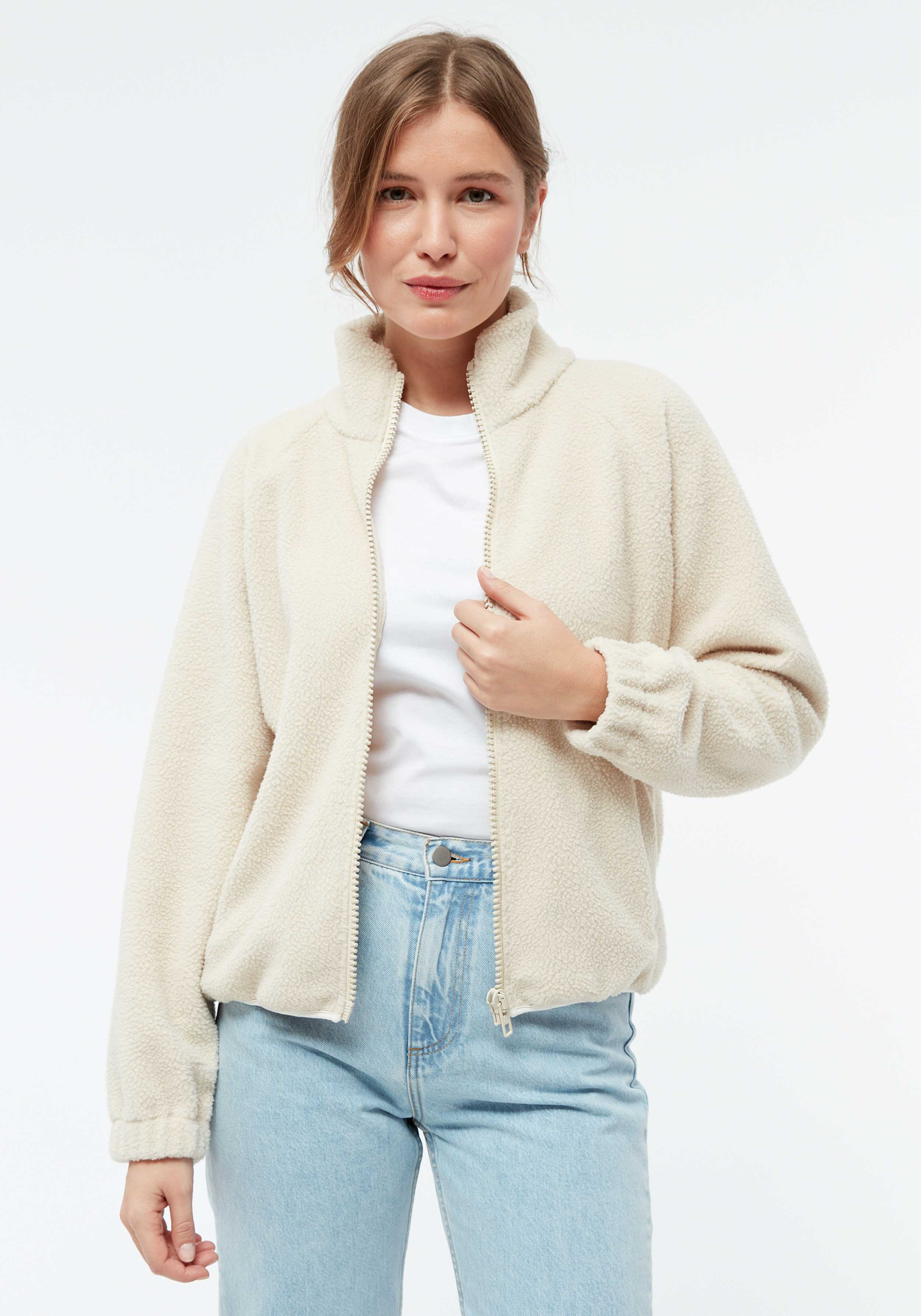 Givn Berlin Fleece-Jacke GBConny Off White