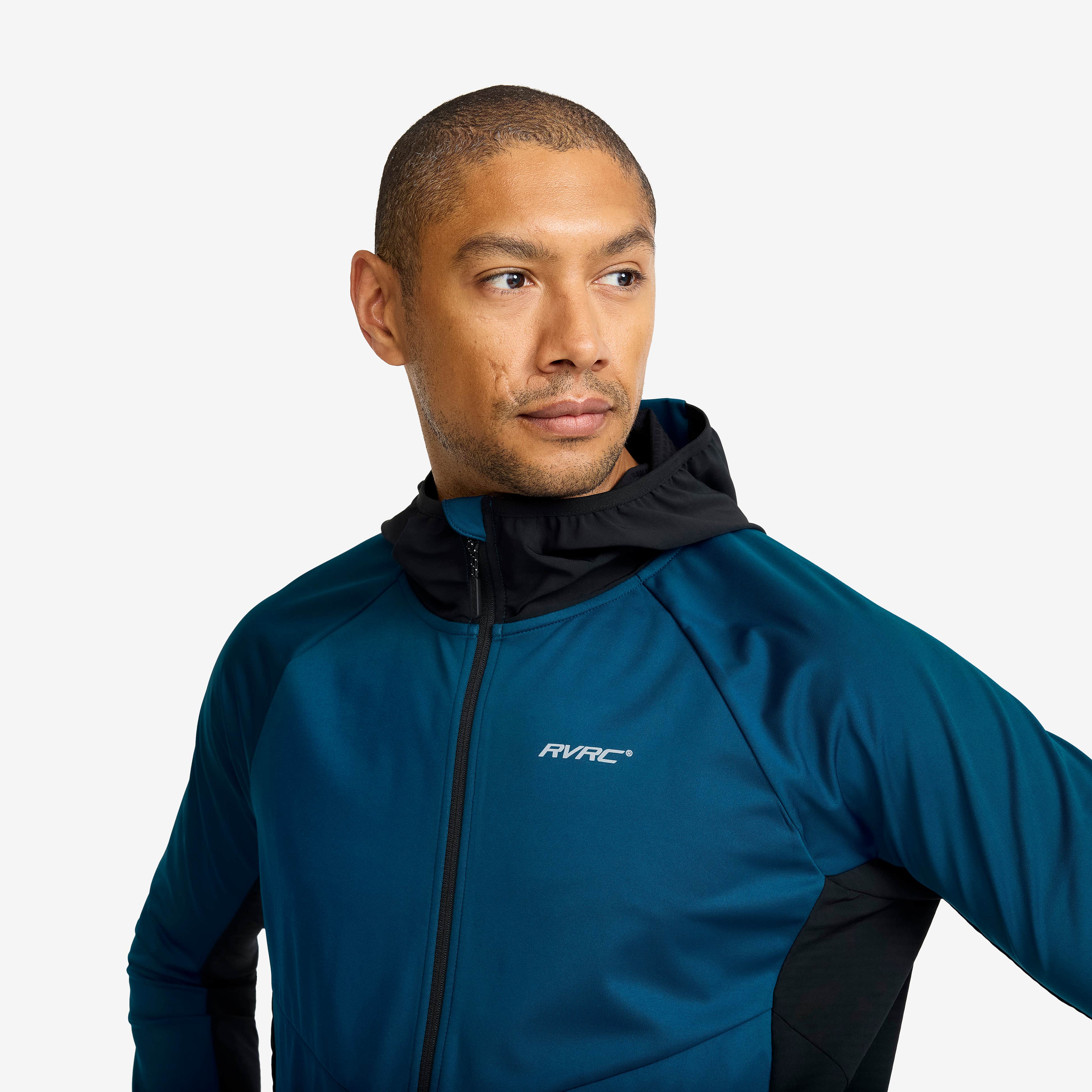 Pace Hooded Wind Jacket Herre Blue Opal