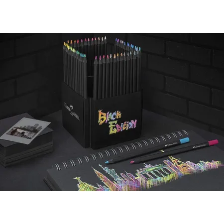 Faber-Castell Buntstifte Black Edition 50er Kartonetui