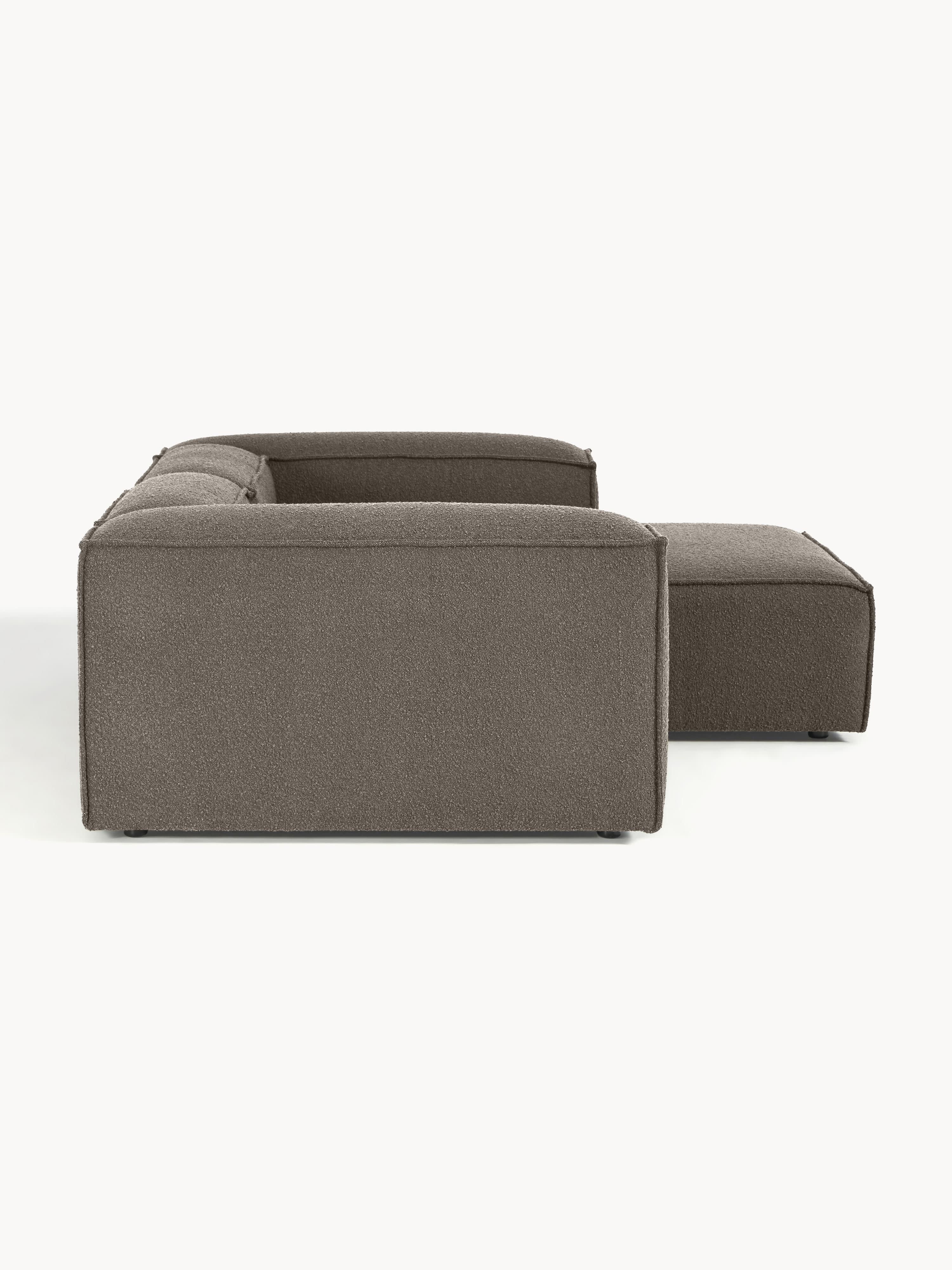 Bouclé modulaire hoekbank Lennon (2-zits)