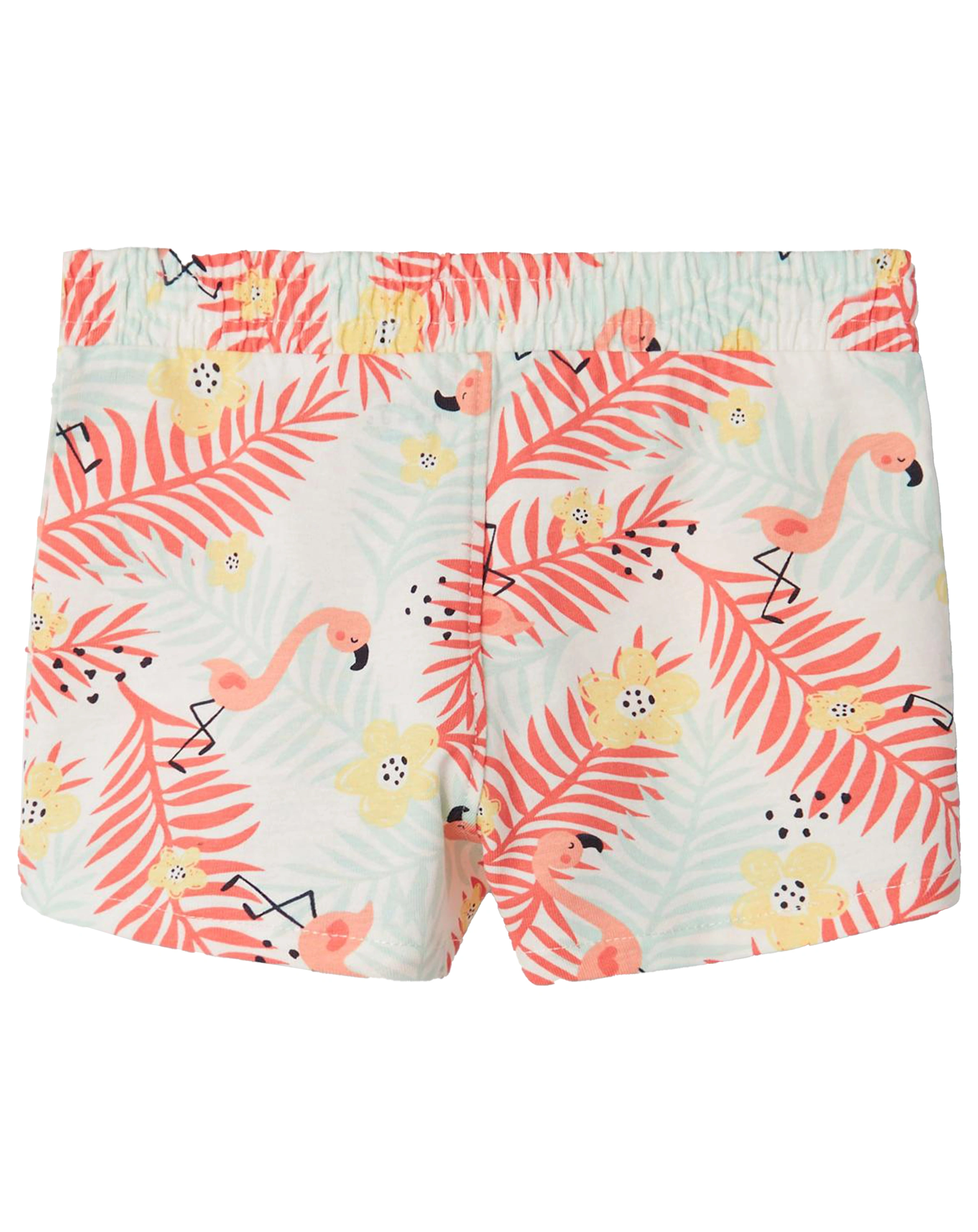 Shorts NMFVIGGA TROPICAL in white alyssum