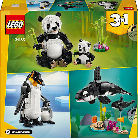 LEGO Creator 3-i-1 pandafamilie 31165