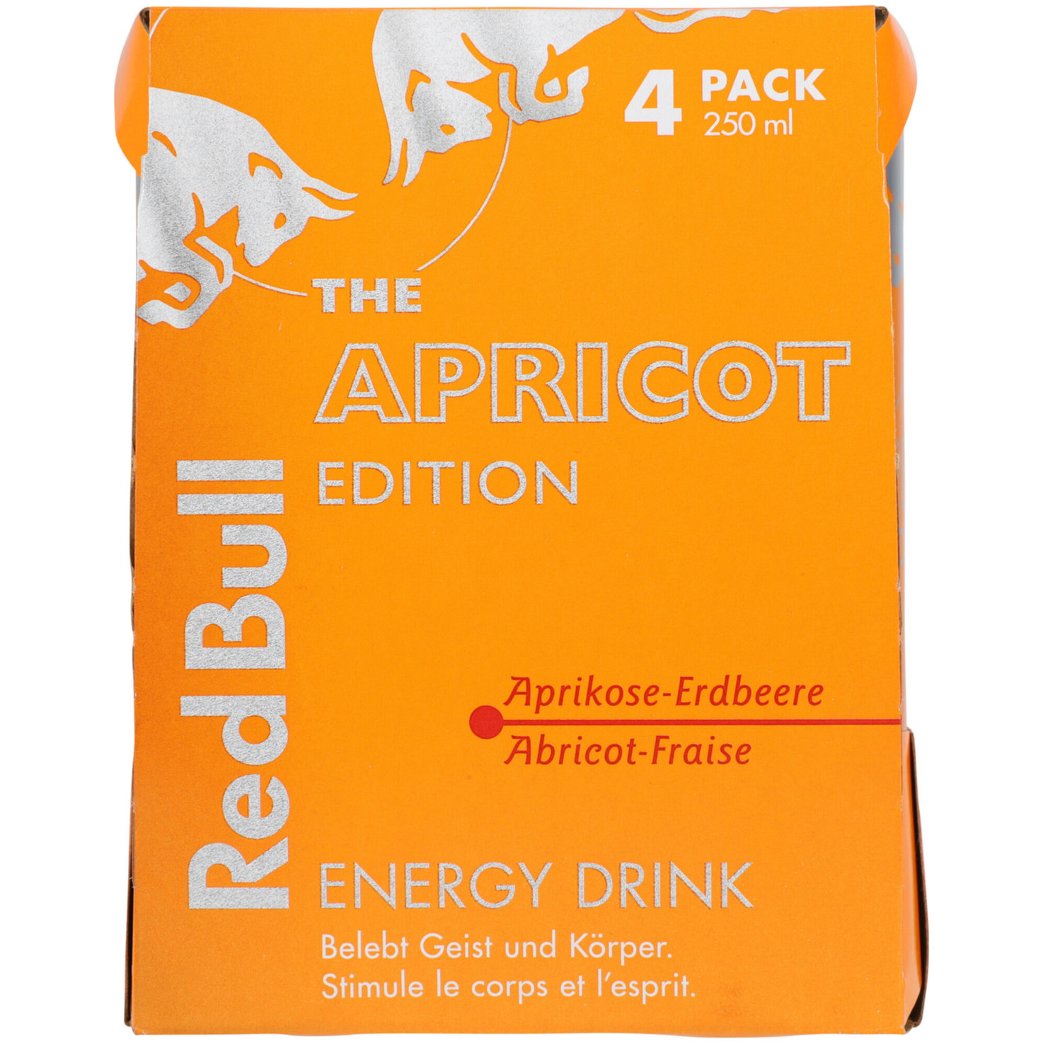 Red Bull Energy Drink The Apricot Edition Aprikose-Erdbeere 4x25cl -100cl
