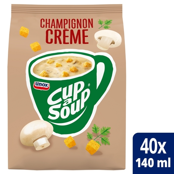 Cup-a-Soup | Automatensoep | Champignon cr\u00e8me | Zak 4 stuks