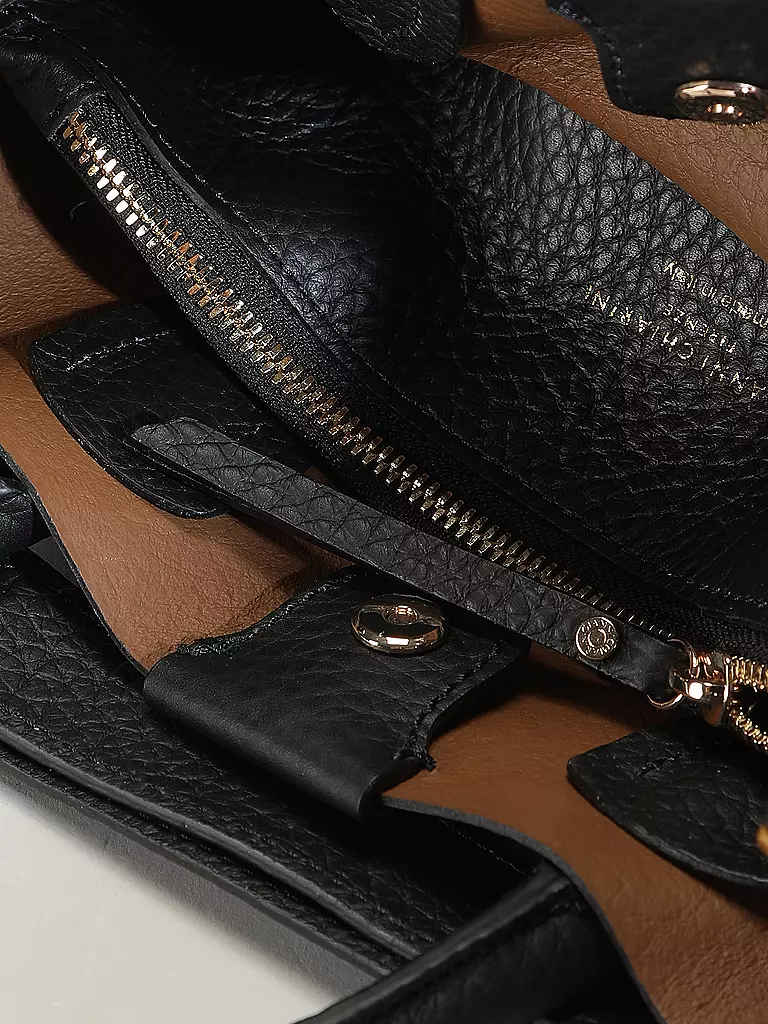GIANNI CHIARINI Ledertasche - Henkeltasche ARETHA schwarz