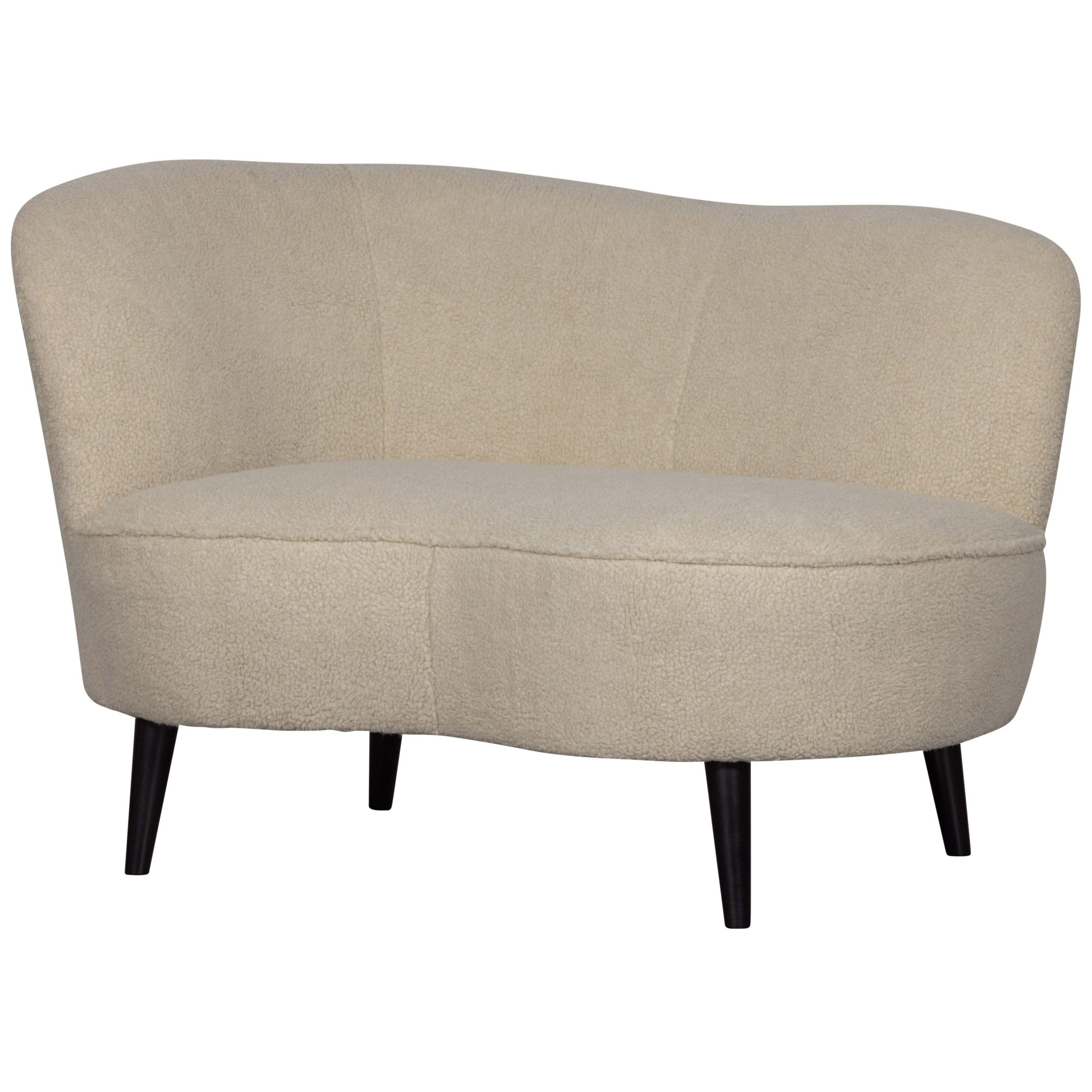 Lounge fauteuil Sara Sara Lounge Fauteuil Links - Teddy - Off white