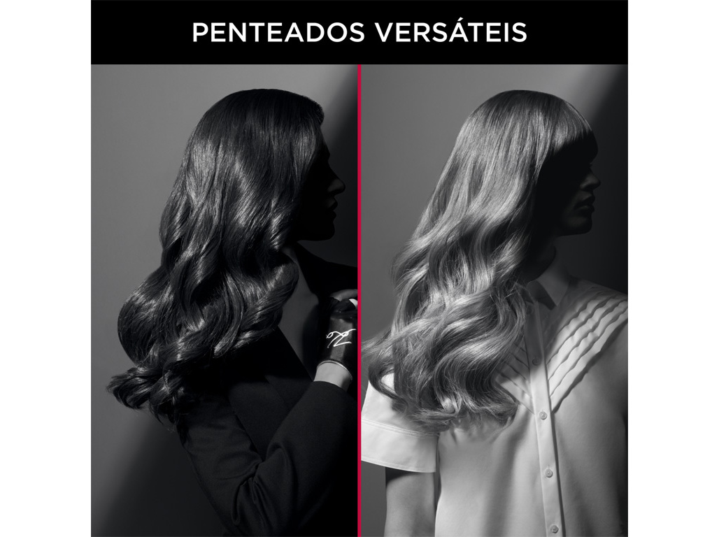 SECADOR DE CABELO CV6430F0 E MODELADOR CABELO CF322LFO ROWENTA
