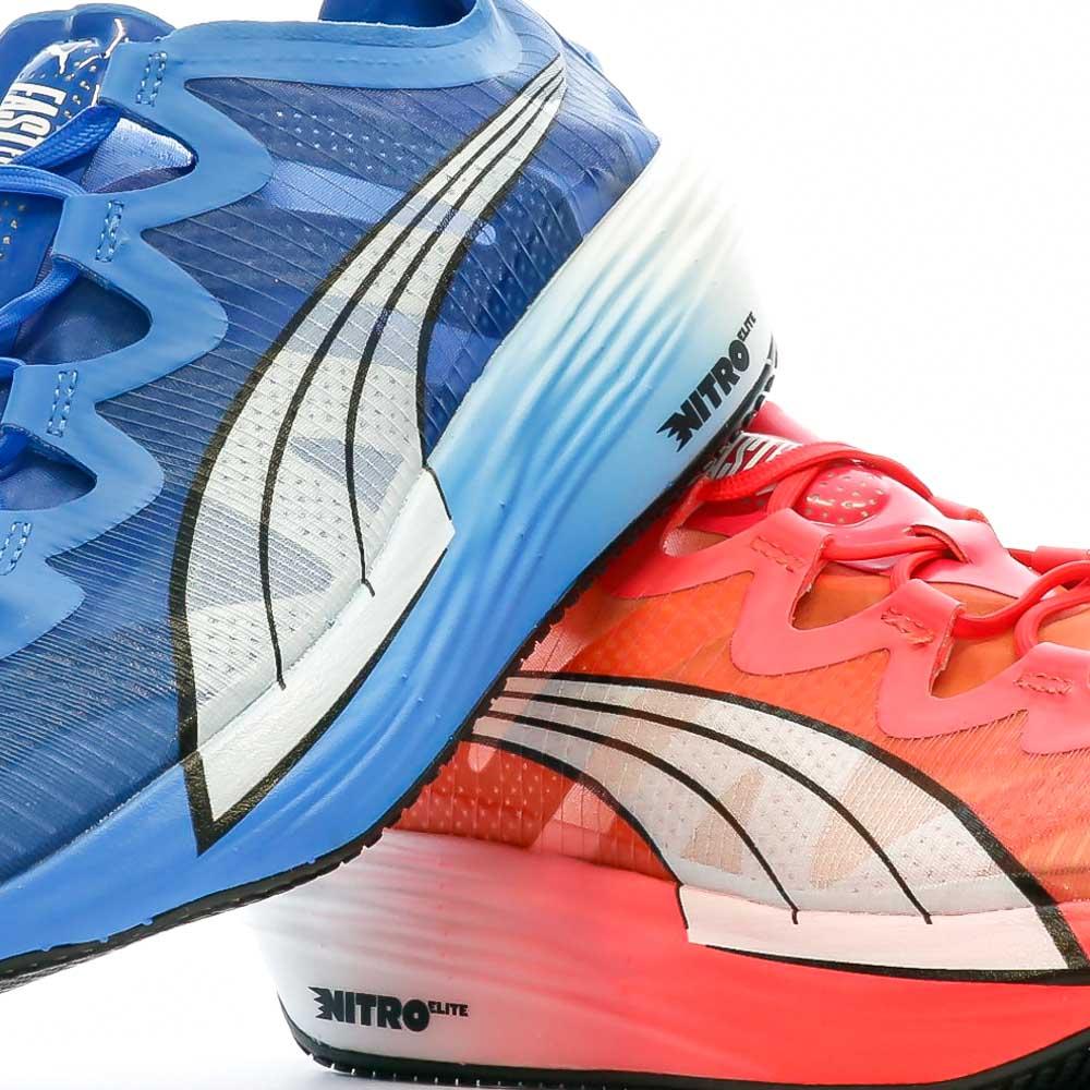 Puma Chaussures de running Bleu/Rouge Homme Puma Fast Nitro