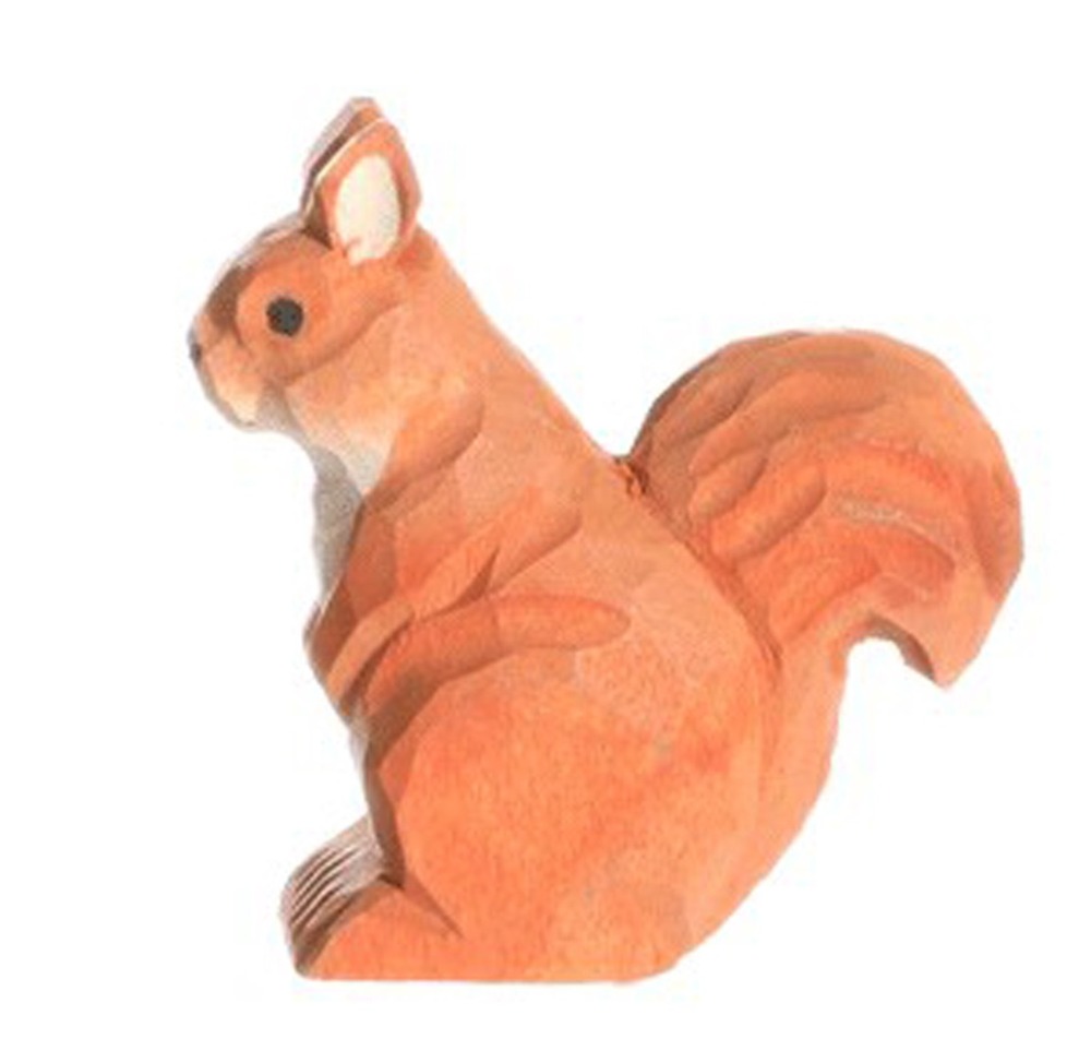 Figurine écureuil roux