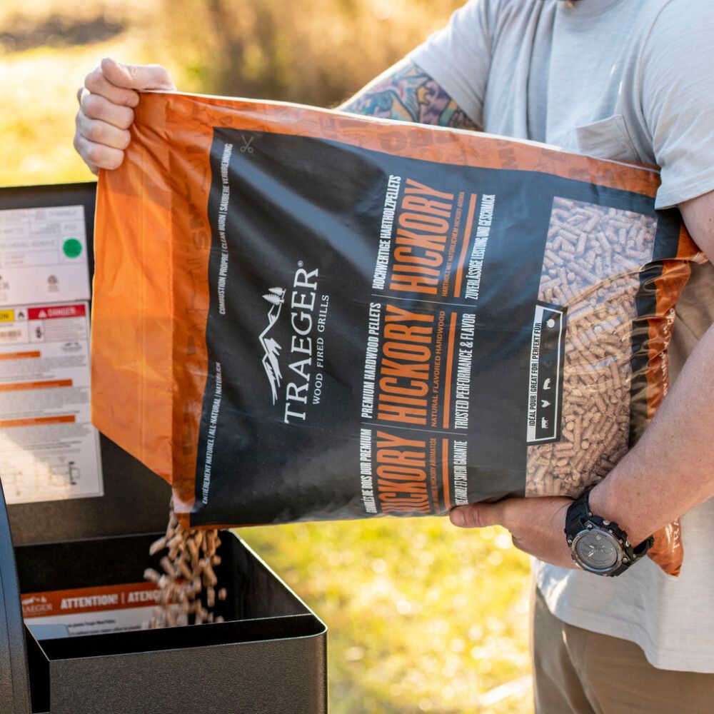 TREPELLETS TRAEGER FSC HICKORY 9KG