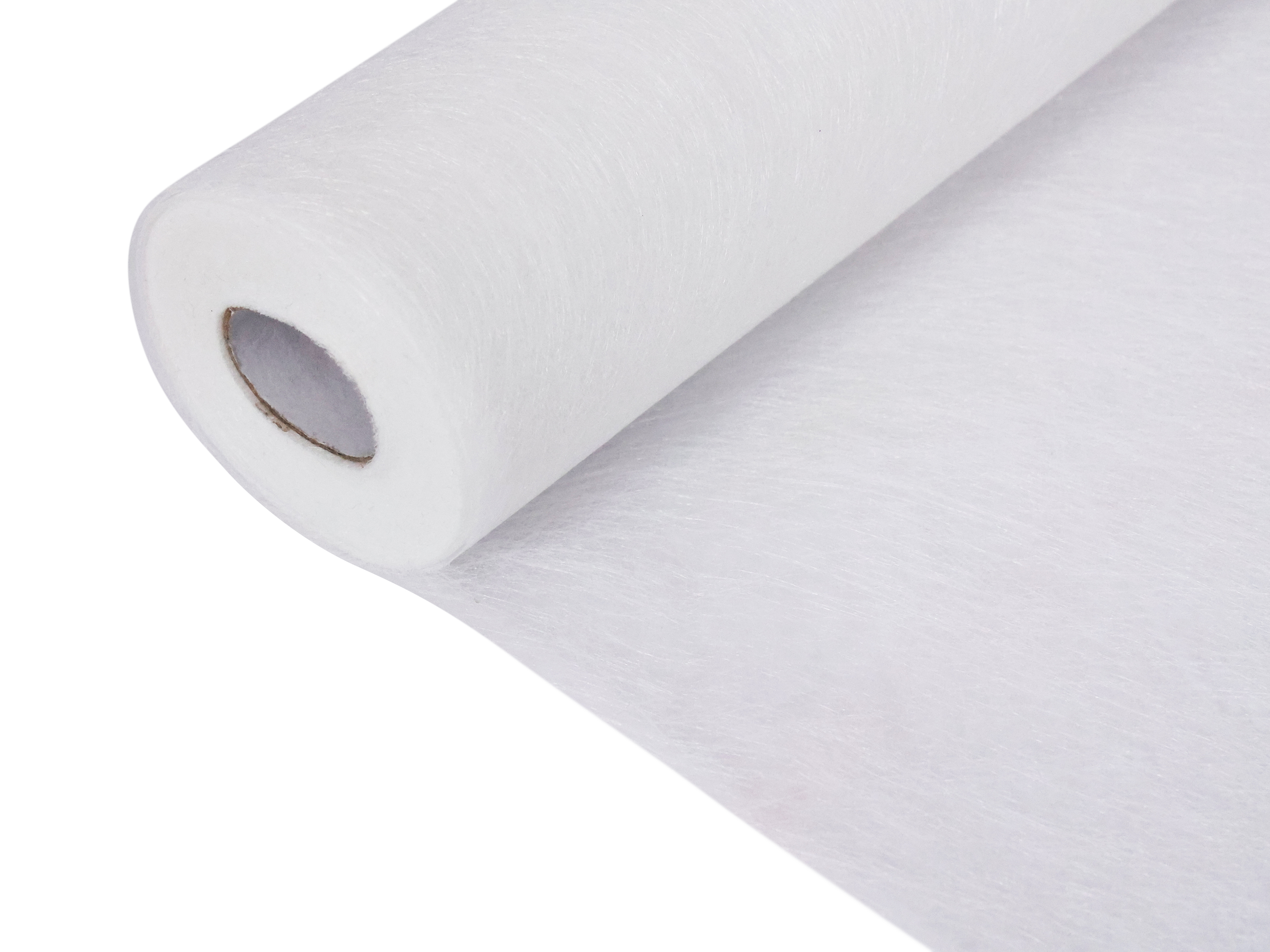 Tischläufer Vlies 23 cm x 25 m weiss