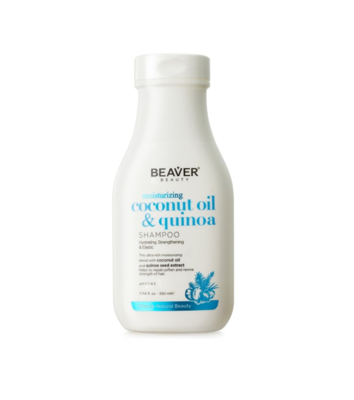 Beaver - *Coconut Oil & Quinoa* - Shampoo hidratante - Cabelo seco