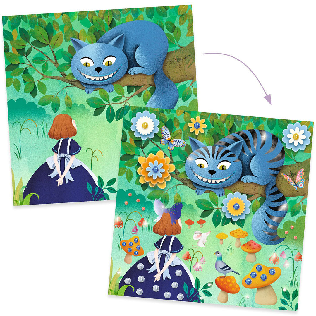 Djeco schilderijen versieren - in wonderland