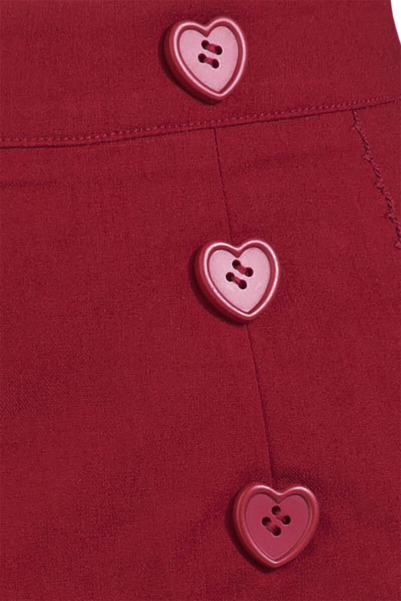 Heart Button Shorts | Voodoo Vixen Short
