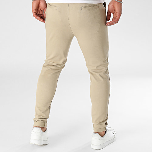 Pantalon Chino Skinny Beige