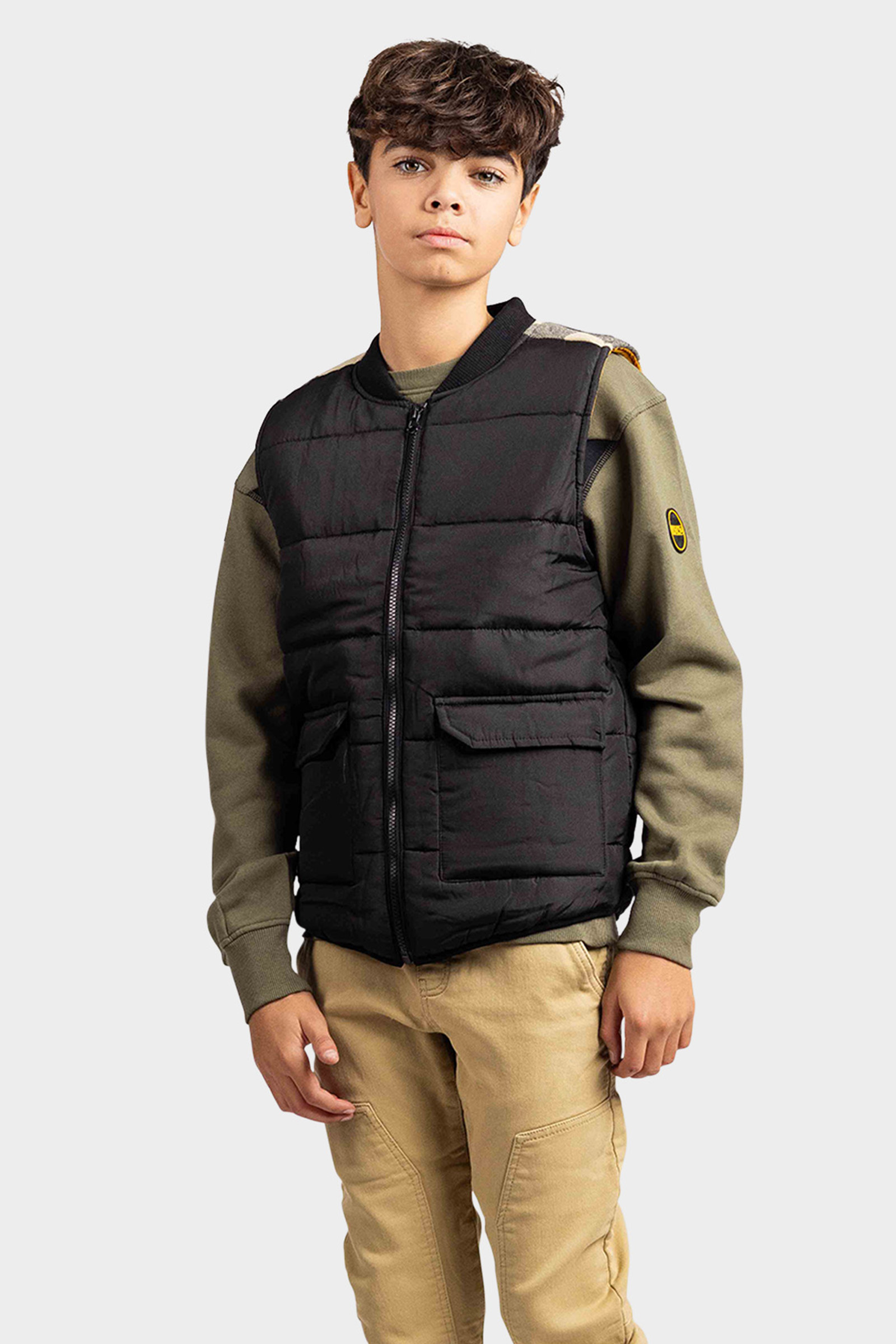 Vingino Tody Bodywarmer Kids Zwart