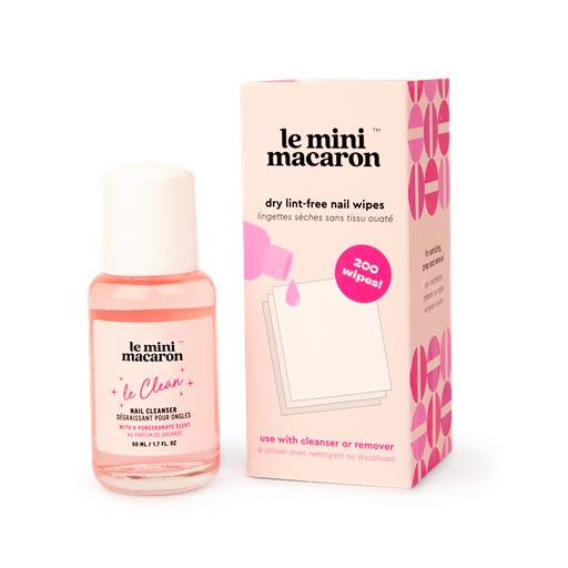 Le Mini Macaron Dry Lint- Free Nail Wipes